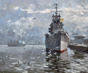  «Крейсер Кутузов»<br/> 2010 г., 50х60, х./м.